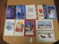 kartice božič novo leto-čiste