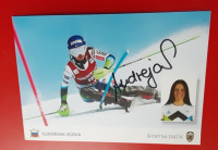 Razglednica Andreja Slokar s podpisom Slovenska vojska športna enota