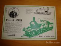 Razglednica Lokomotiva William Adams