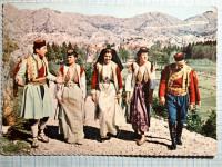 Razglednica NARODNA NOŠA -ČRNA GORA
