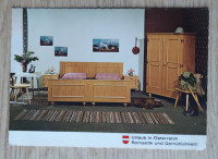 Razglednica Počitniice v Avstriji pohištvo soba Glockner nepotovana