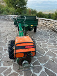 Motokultivator goldoni z prikolico