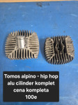 Tomos cilinder aluminjast + glava hip hop , alpino