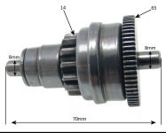 Zaganjač za skuterje z gy6 motorjem