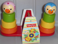 Fisher-Price tehtnica dvojna piramida, od 12 mesecev