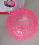 Ludi otroška senzorična žoga, roza, premer cca. 16 cm, 6m+