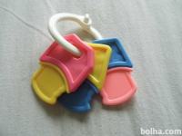 Otroški plastični ključi na obesku