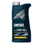 Mineralno olje Diesel Mannol, 15W40, 1L