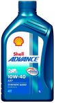 Motorno olje Shell Advance 4T AX7 10W40 1L