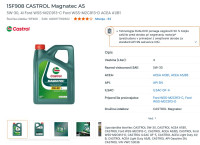 Olje CASTROL Magnatec A5 5W-30, 4l Ford WSS-M2C913-C Ford WSS-M2C913-D