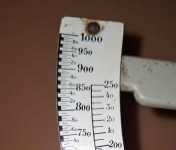 pricizna mehanska PTT poštna pisemska tehtnica - vaga za 1kg in 250g