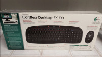 Logitech Cordless Desktop EX 100 – novo, zapakirano