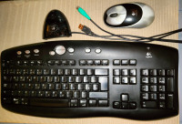 Tipkovnica in miška Logitech (tipkovnica v okvari, miška je OK)