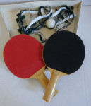 Komplet za namizni tenis - 2 loparja, mrežica, žogica GOLD CUP BRAND