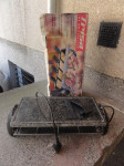 NAMIZNI ŽAR Električni z marmor plošćo 20cm x 40cm z mikro stikalom