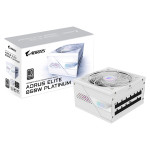 850W GIGABYTE AORUS Elite P850W ICE ATX napajalnik 80+ Platinum, popol