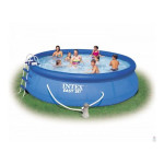 BAZEN OKROGEL 360X91cm  NAPIHLJIV,ZAŠČ.PONJAVA,FILTER,ČRPALKA,LESTEV