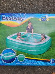 Napihljiv pravokotni bazen Bestway dimenzij 2x1,46x0,48m