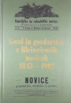 GOZD IN GOZDARSTVO V BLEIWEISOVIH NOVICAH 1843 - 1902, uredil Franc Pe
