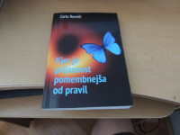 KJER JE PRIJAZNOST POMEMBNEJŠA OD PRAVIL C. ROVELLI ZALOŽILA FAKULTETA