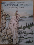 National Parks, Peter Copeland, pobarvanka z opisi nacionalnih parkov