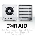 Caldigit T4 RAID Thunderbolt 3 za Mac, 24TB