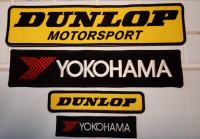 Našitek vezen DUNLOP, YOKOHAMA