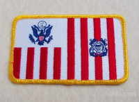 NAŠITEK OZNAKA USA COAST GUARD - ORIGINAL