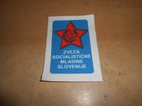 Našitek Zveza socialistične mladine Slovenije