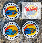 Originalni vezeni našitki Moto klub JEZERSKI DUHOVI PRLEKIJA 9 cm 3kom