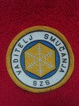 vintage našitek Vaditelj smučanja SZS