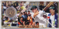 AVSTRALIJA Kriket Steve Waugh Medaljon spominski kovanec