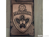 Bakren grb NK MARIBOR (cca. 25 x 16 cm)
