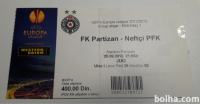 Nogometna vstopnica FK Partizan : Neftci PFK 20.9.2012