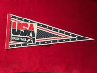 vintage kapetanska zastavica ZDA košarkarska reprezentanca