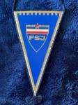 vintage zastavica FSJ, nogometna zveza Jugoslavije