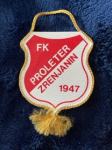 vintage zastavica nogometni klub Proleter Zrenjanin