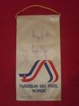 vintage zastavica, Yu ski pool, smučarski skoki, Planica