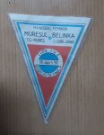 Zastavica Rokomet Cup IHF Tekma Mureul RK Belinka Olimpija 18.3.1990