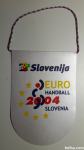 Zastavica Rokometna zveza Slovenije EURO 2004 11x16cm