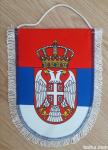 Zastavica Rokometna zveza Srbije 21x27cm