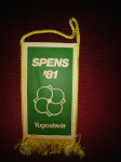 Zastavica Spens 81, namizni tenis, Jugoslavija