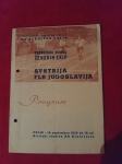 Ženski atletski dvoboj Jugoslavija:Avstrija, Celje 1950, brošura