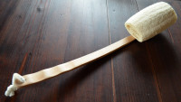 Krtača za umivanje in masažo hrbta (naravni materiali) - NOVO