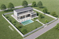 ISTRA, ŠIŠAN – Gradbeno zemljišče z gradbenim dovoljenjem