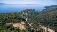 Okolica Labina - Zemljišče s pogledom na morje, pričetek gradnje