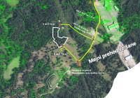 Jelšane - Petrove brege: pašnik in gozd