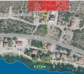 Zazidljivo zemljišče Rogoznica, 1.300m2