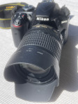 Nikon 3400 DSLR  + AF-S DX Nikkor 18-105mm f/3.5-5.6G ED VR objektiv