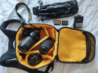 Nikon D3500 + 2x objektiv Nikkor + objektiv Sigma
